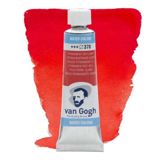 Van Gogh Aquarellfarbe Tube Permanentrot Hell 370
