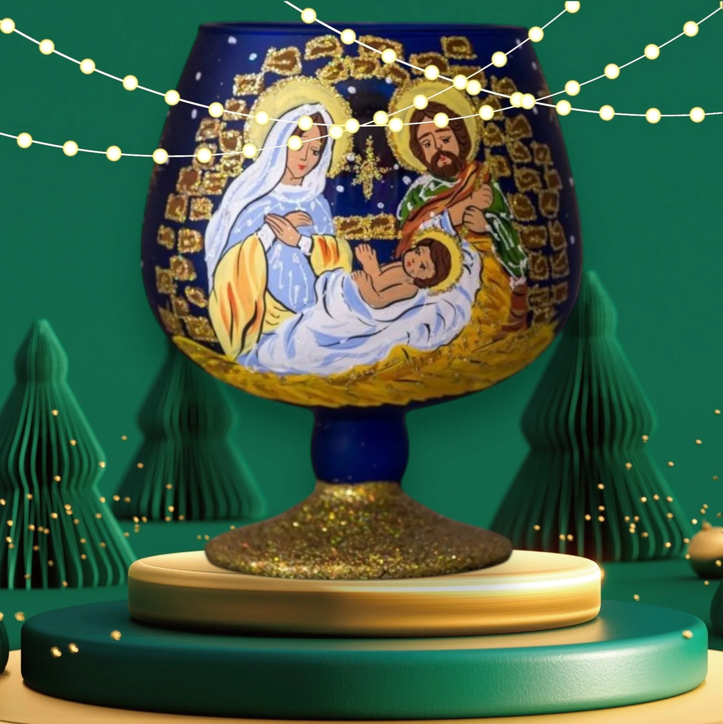 Nativity Light tealight holder