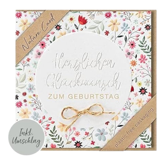 Postkarte Herzlichen Glückwunsch zum Geburtstag