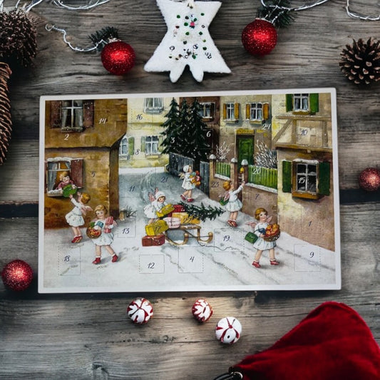 postcard Advent calendar