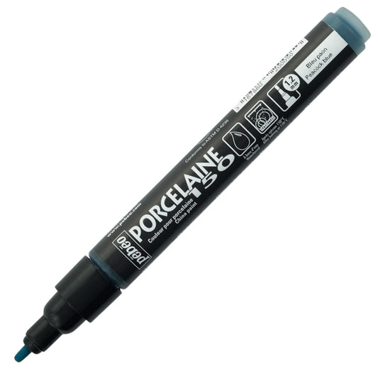 Pebeo Porcelaine 150 Paint Marker - Peacock Blue, Breit
