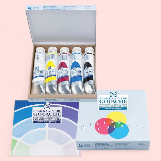 Talens Gouache Extra Fine 5 Colors