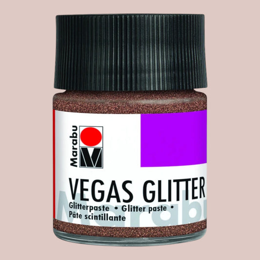 Marabu Glitterpaste, Vegas Glitter Kupfer 593