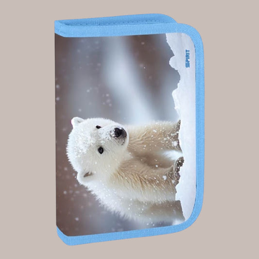 Schüler Etui ""LITTLE POLAR BEAR" 1-Zipp, 50-tlg.