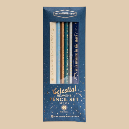 Celestial Heavens Pencils Set of 6