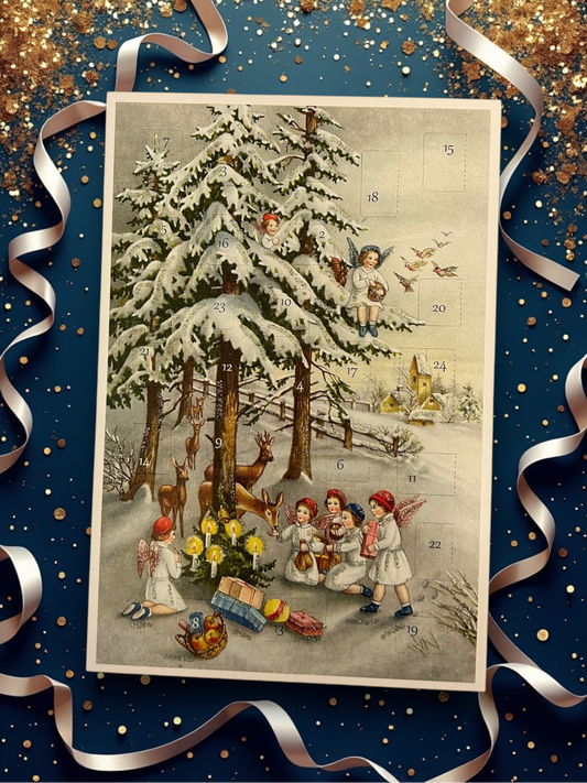 postcard Advent calendar