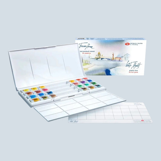 Nevskaya Palitra White Nights Watercolor 24 pans