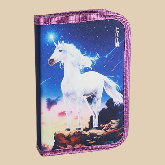 Schüler Etui ""WHITE HORSE" 1-Zipp, 50-tlg.