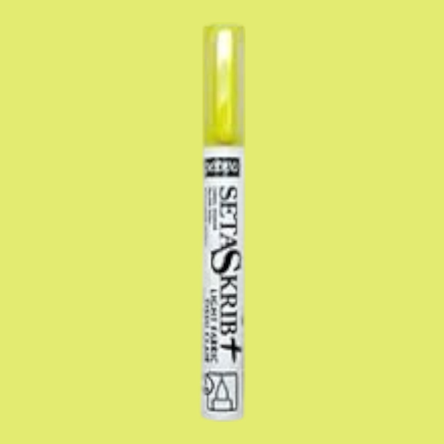 Pébéo SetaSkrib+ Stoffmalstift – Fluoreszierend Gelb , für helle Stoffe