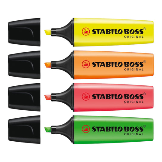 Stabilo Boss Original highlighter, 4 x 5 mm