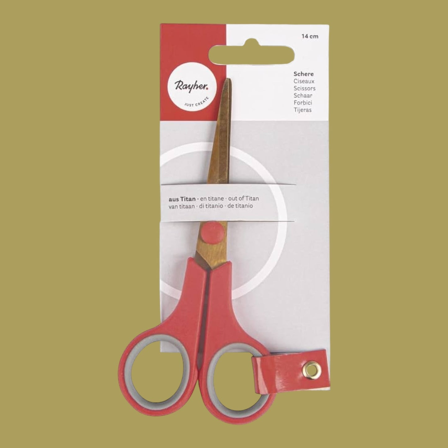 Rayher Schere aus Titan, 14 cm