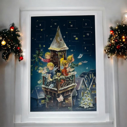 postcard Advent calendar