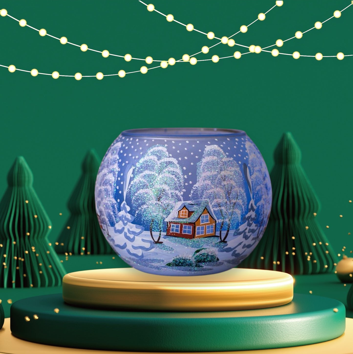 Goleo Teelichtlampe - Winter Magic
