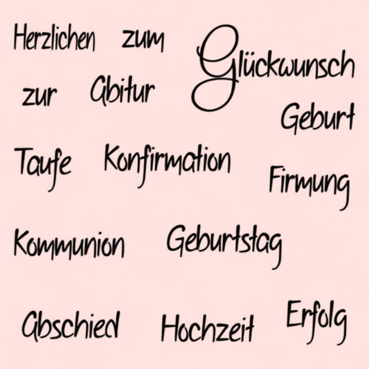 Rayher Silikonstempel Stempel. Anlass