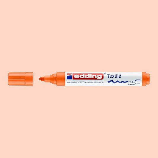 Edding 4500 Textile Marker – 2-3 mm Rundspitze, Orange