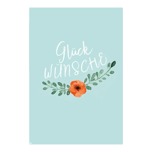 Pop-Up Karte Glück Wünsche