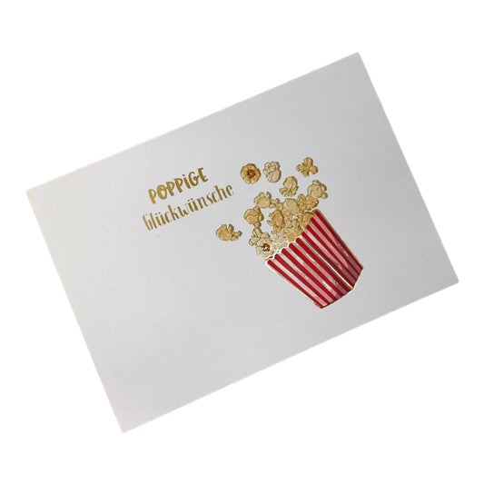 Postcard. Trendy congratulations.