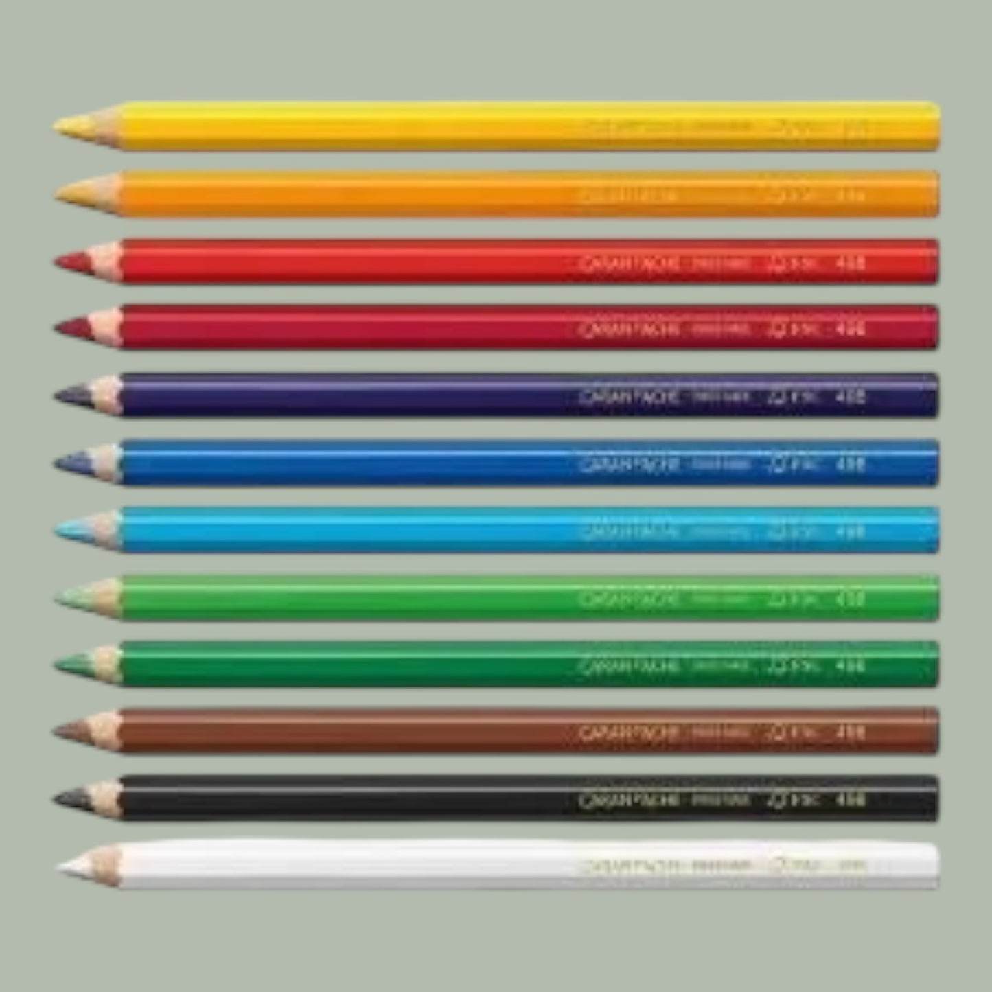 Caran d’Ache Maxi Swisscolor Aquarellstifte – 12 Stück
