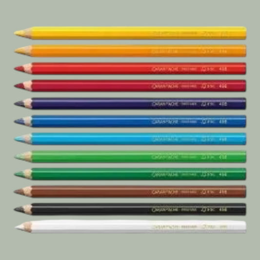 Caran d’Ache Maxi Swisscolor Aquarellstifte – 12 Stück