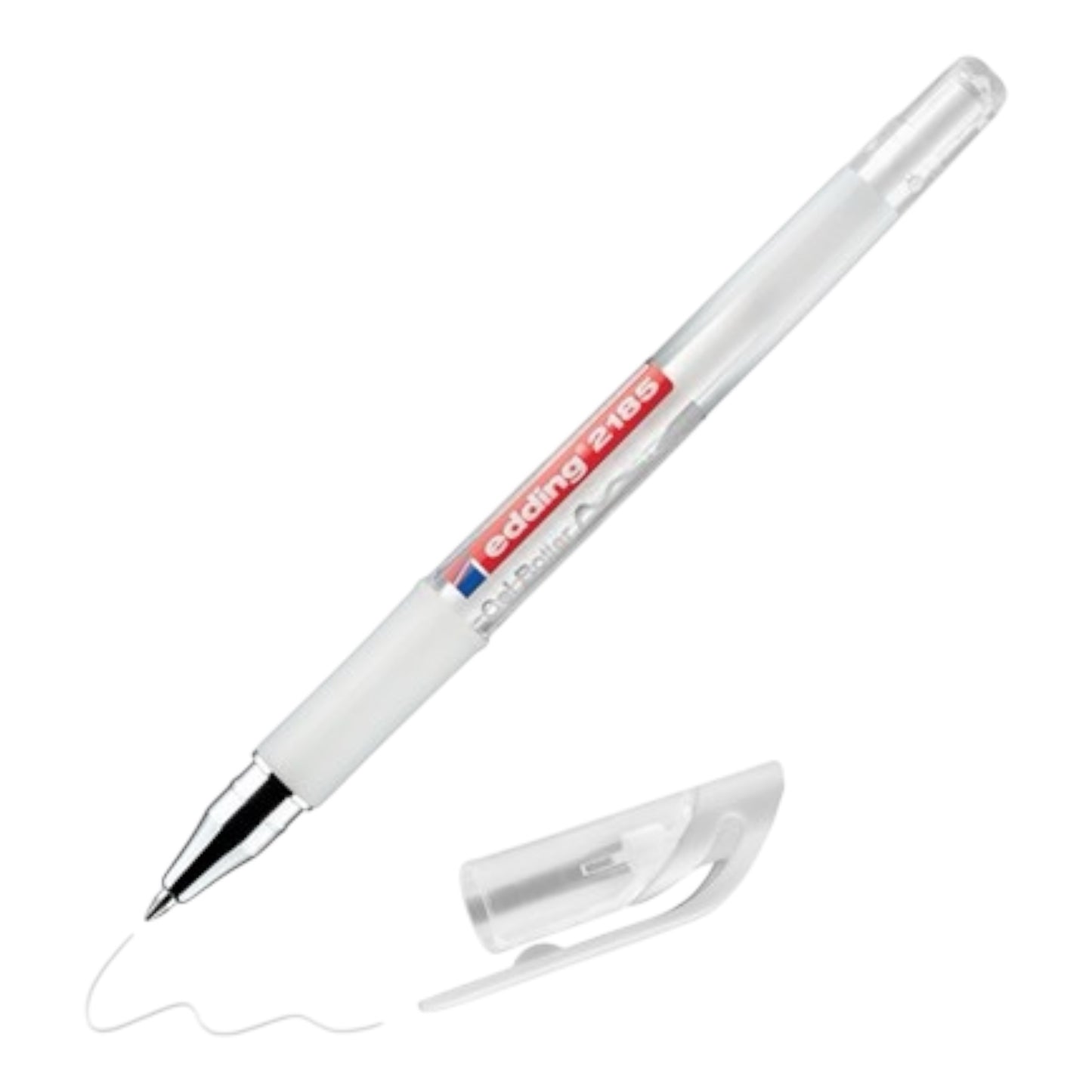 Edding 2185 Gel Roller White, Roller Tip 0.7 mm