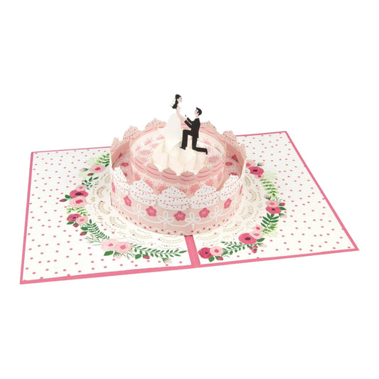 Pop-Up Karte zur Hochzeit Alles Gute