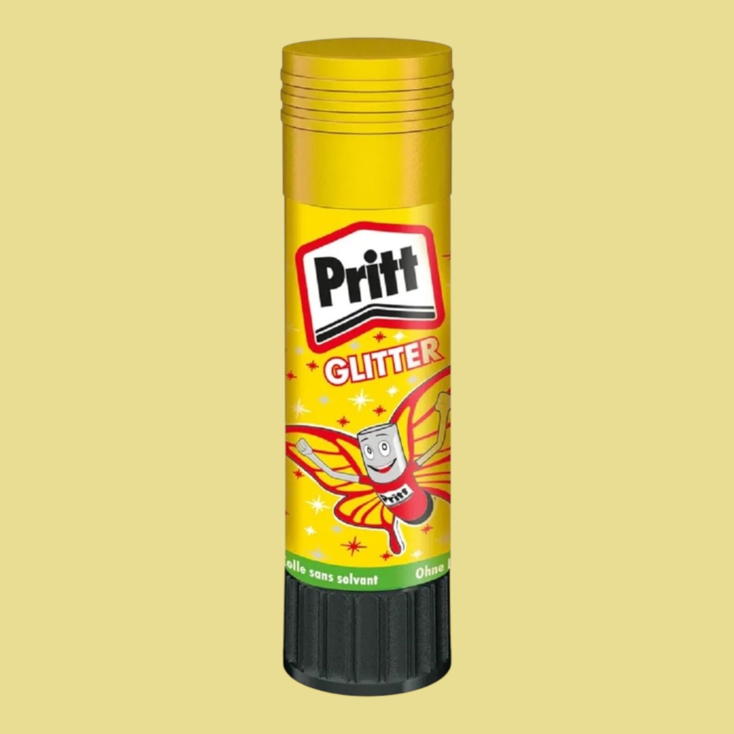 Pritt Glue Stick Glitter 20g, yellow