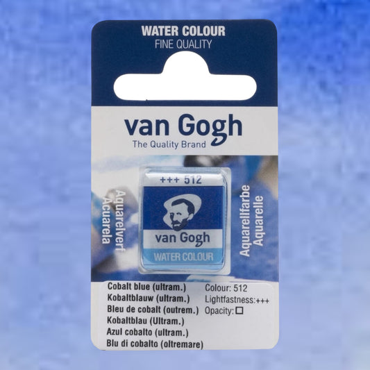 Van Gogh Aquarellfarbe Näpfchen Kobaltblau (Ultramarin) 512