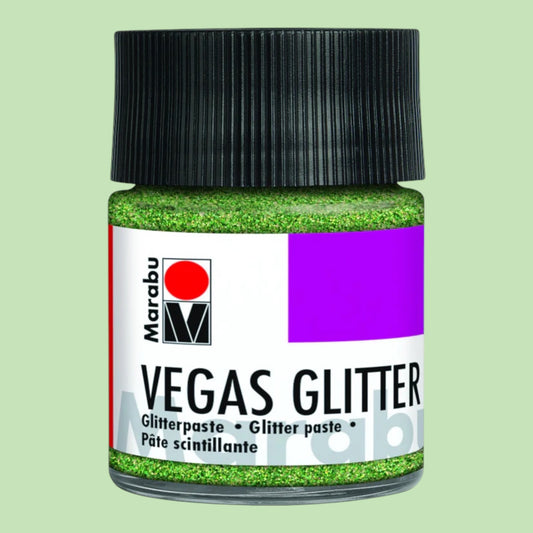 Marabu Glitterpaste, Vegas Glitter Kiwi 561