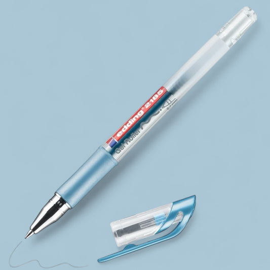 Edding 2185 Gel Roller light blue, roller tip 0.7 mm