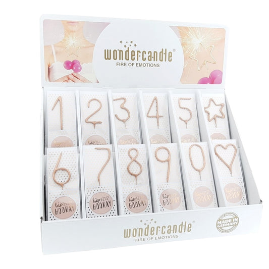 Wundercandle Wunderkerze „Hip Hip Hooray“, 1