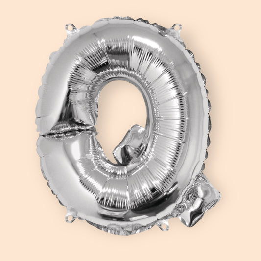 Folienballon, Buchstabe Q 40cm