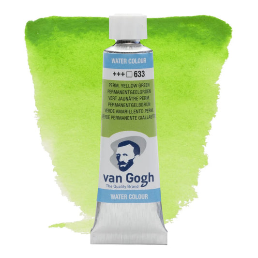 Van Gogh Aquarellfarbe Tube Permanentgelbgrün 633