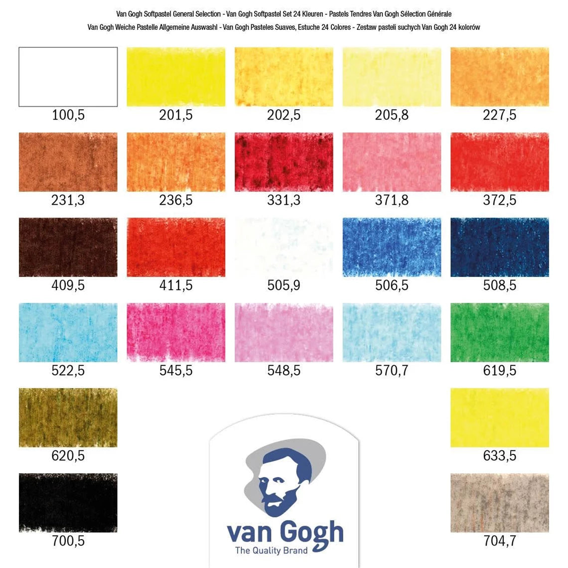 Van Gogh Soft Pastel 24 Colors