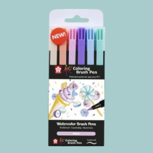 Sakura Koi Watercolor Brush Pen Set „Urban“