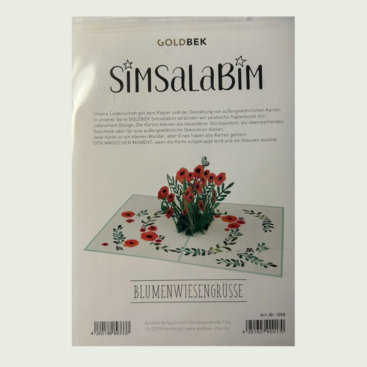 Pop-Up Karte „Glückwünsche“