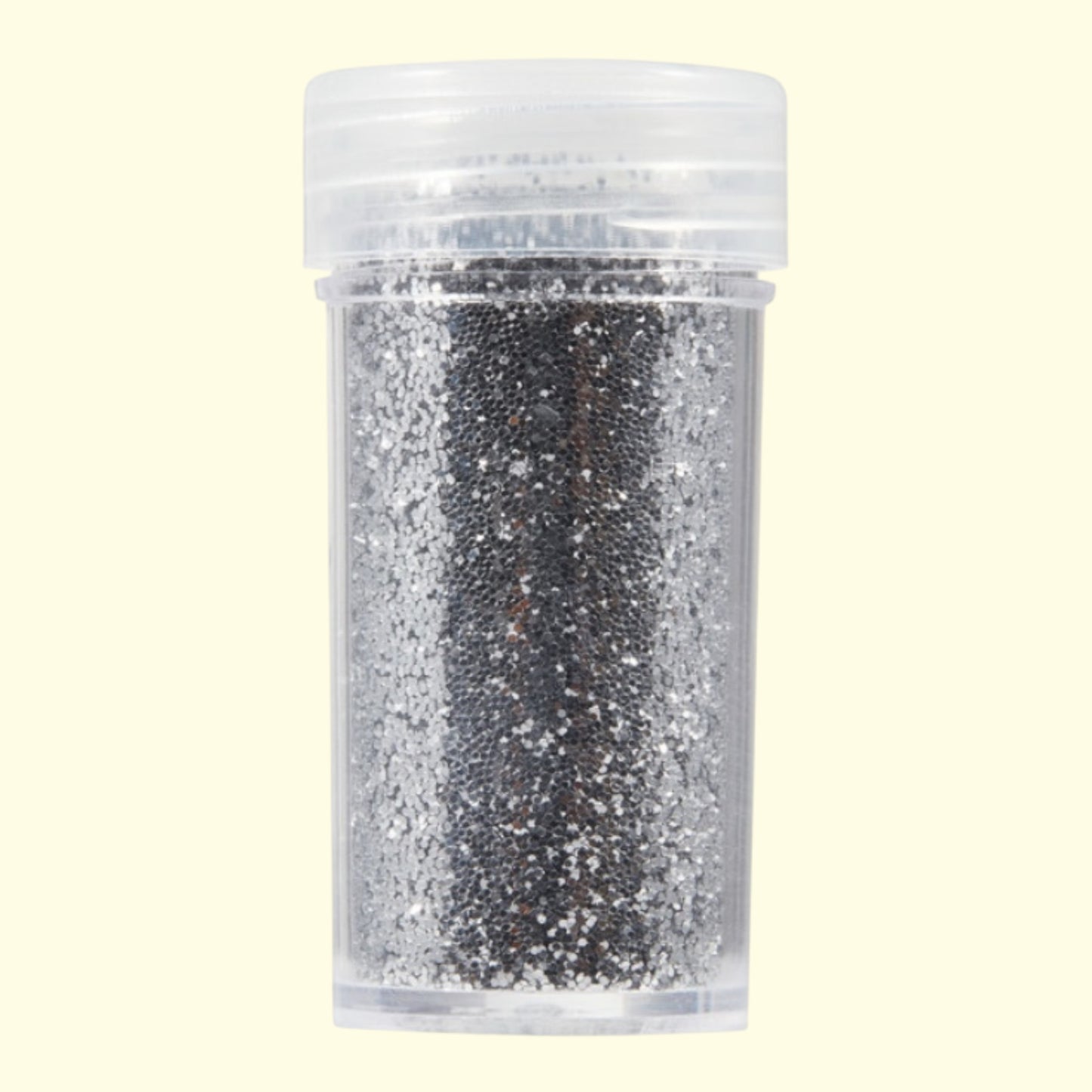 Glorex decorative effect glitter silver 14ml