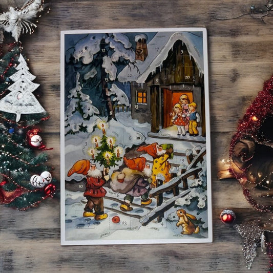 postcard Advent calendar