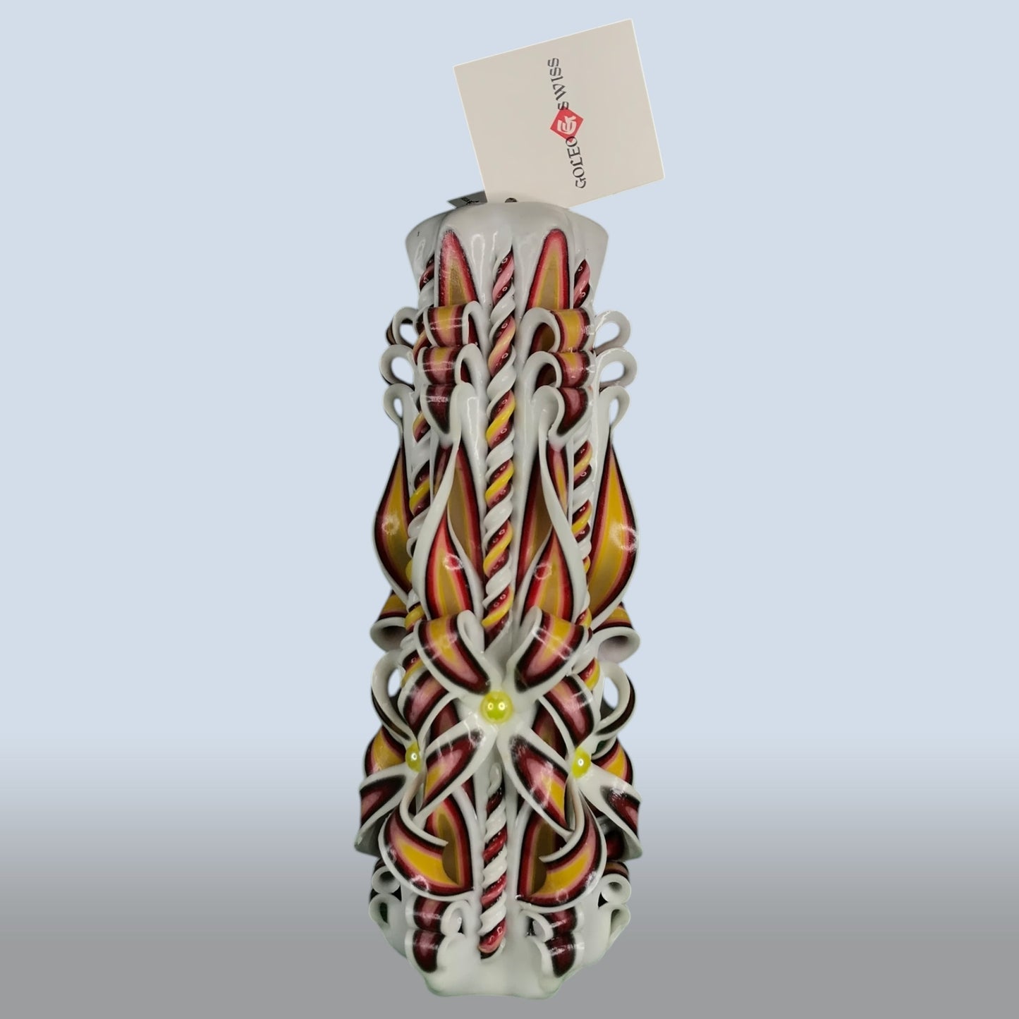 Geschnitzte Kerze Gross - Golden Wine