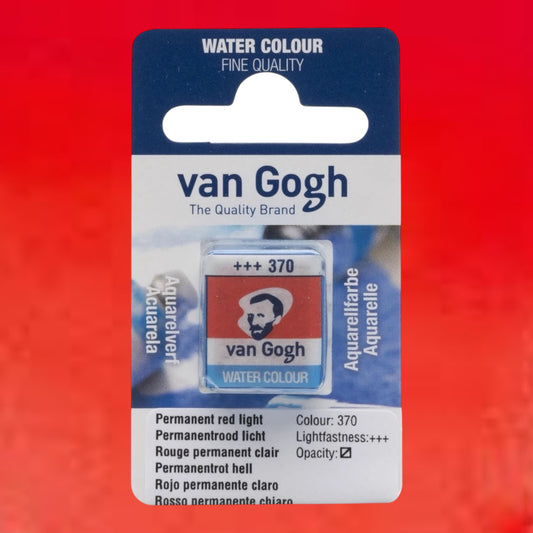 Van Gogh Aquarellfarbe Näpfchen Permanentrot Hell 370