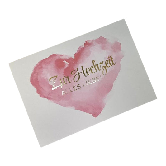 Wedding postcard. All the best.