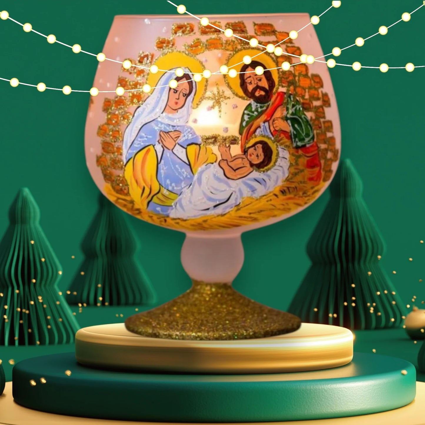 Goleo Teelichtlampe - Nativity Light