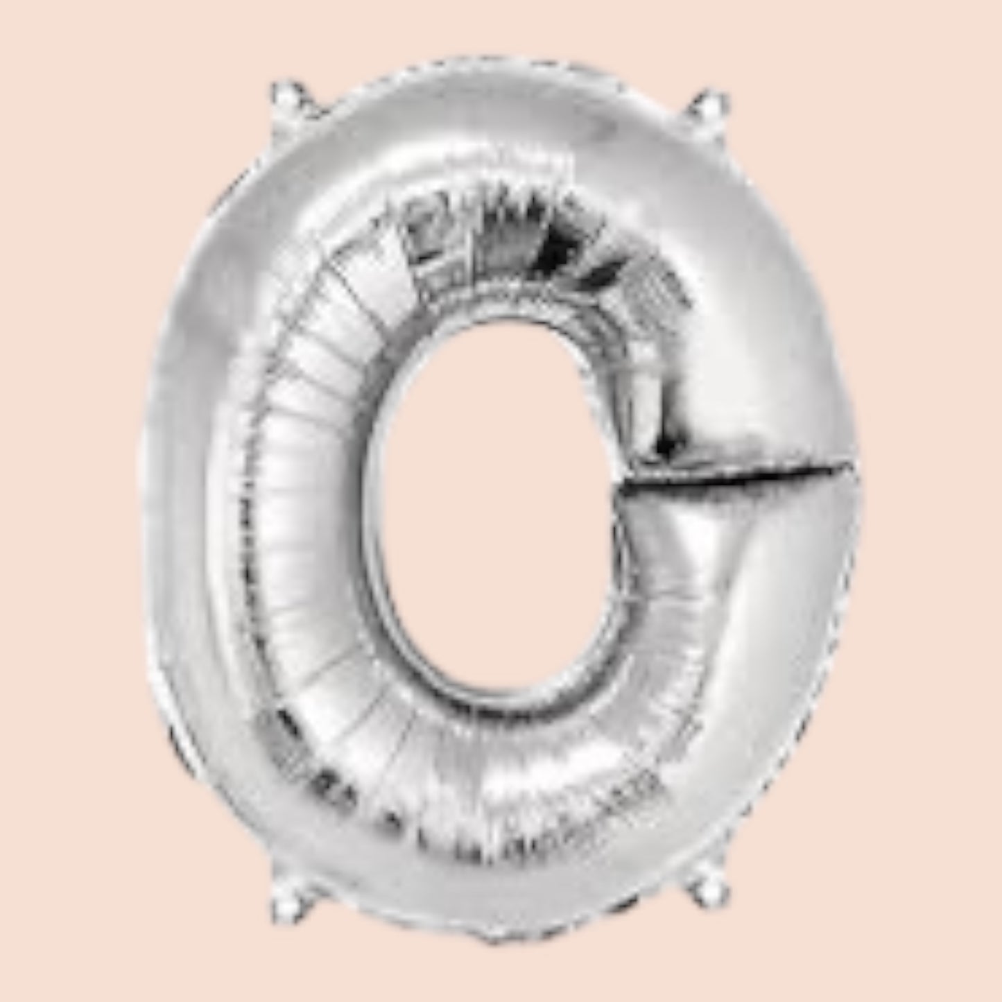 Foil Balloon, Letter O 40cm