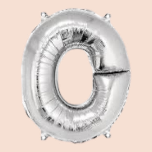 Folienballon, Buchstabe O 40cm