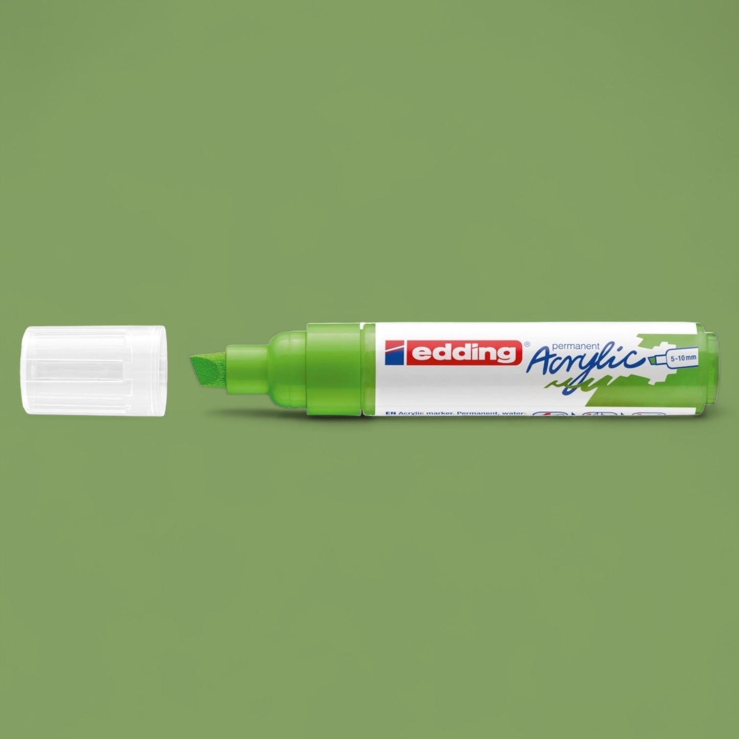 Edding 5000 Acrylmarker gelbgrün 927 , Keilspitze 5-10 mm
