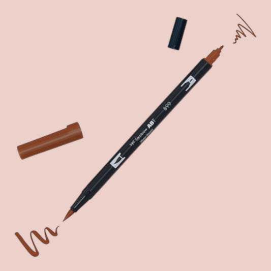 Tombow ABT Dual Brush Pen 899 Redwood