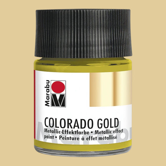 Marabu Colorado Gold Metallic-Effektfarbe , Antik Gold 793