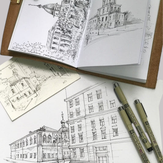 Sakura Fineliner Pigma Micron Black, pack of 6