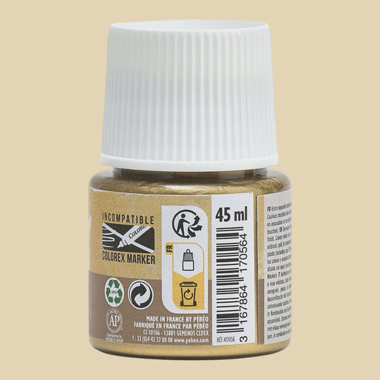 Pebeo Colorex Inks - Rich Gold, 45 ml