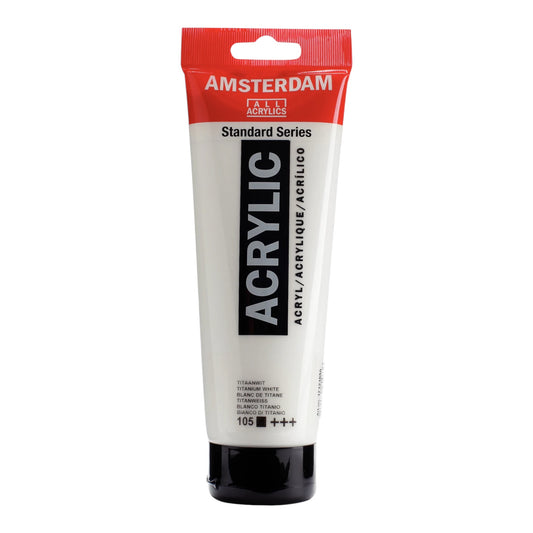 Amsterdam Standard Series Acrylic Paint Titanium White 105