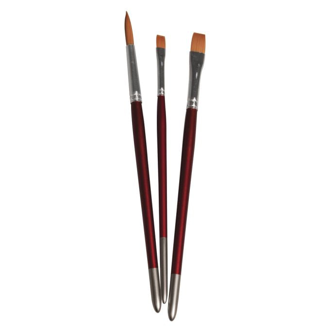 Rayher Brush Set Hobby Creative, FSC 100% -Set with 3 brushes